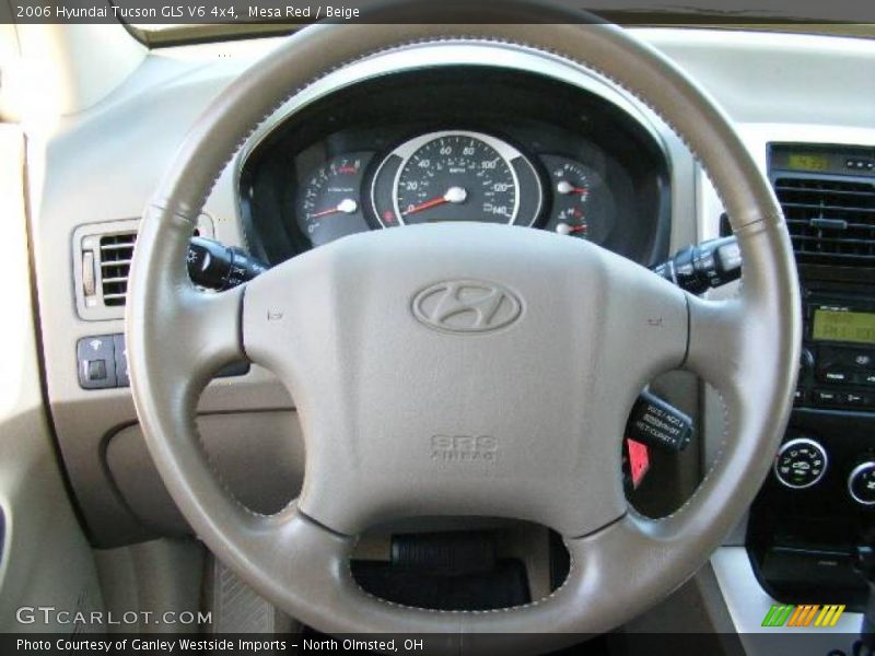 Mesa Red / Beige 2006 Hyundai Tucson GLS V6 4x4