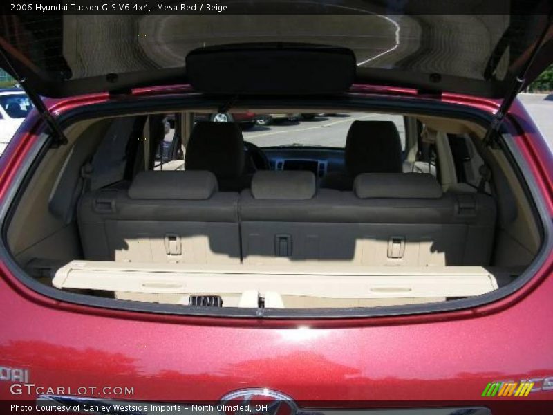 Mesa Red / Beige 2006 Hyundai Tucson GLS V6 4x4