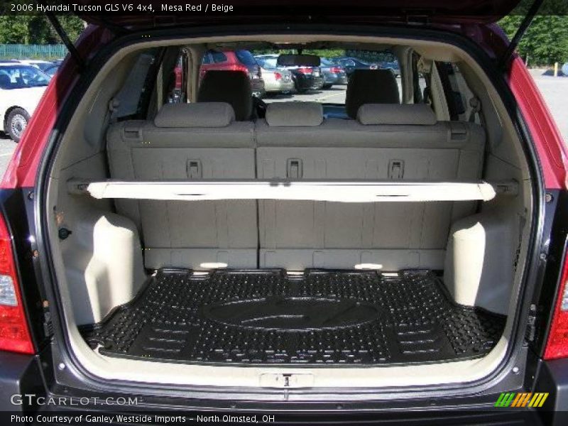 Mesa Red / Beige 2006 Hyundai Tucson GLS V6 4x4