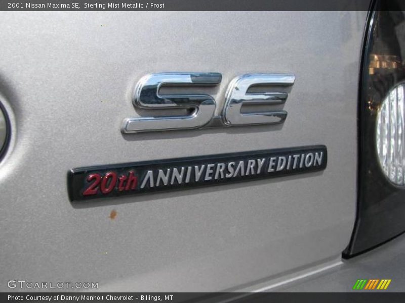 Sterling Mist Metallic / Frost 2001 Nissan Maxima SE