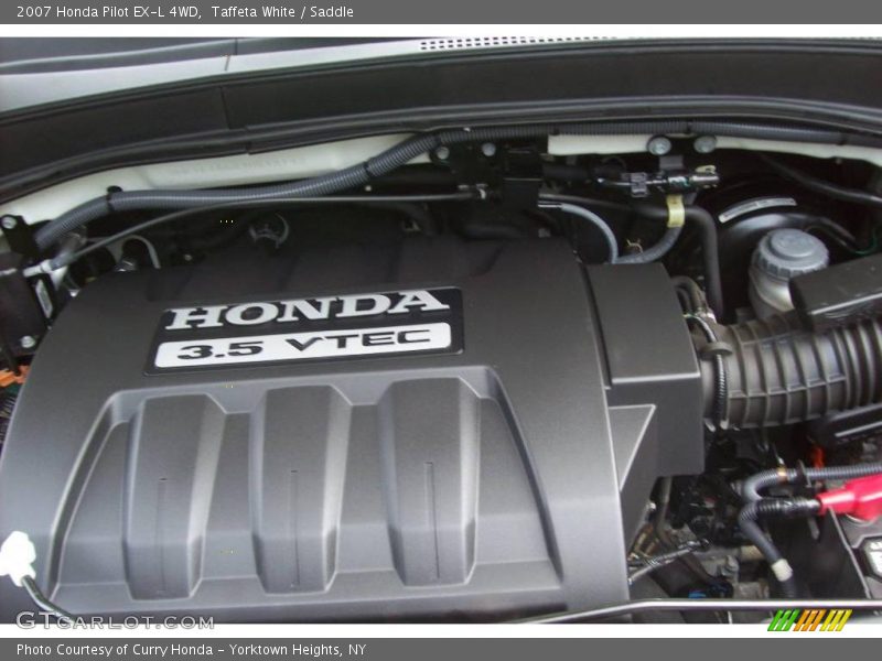 Taffeta White / Saddle 2007 Honda Pilot EX-L 4WD