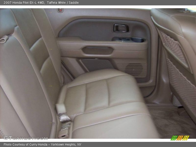 Taffeta White / Saddle 2007 Honda Pilot EX-L 4WD