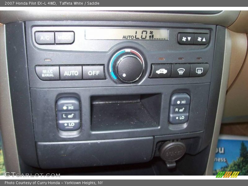 Taffeta White / Saddle 2007 Honda Pilot EX-L 4WD