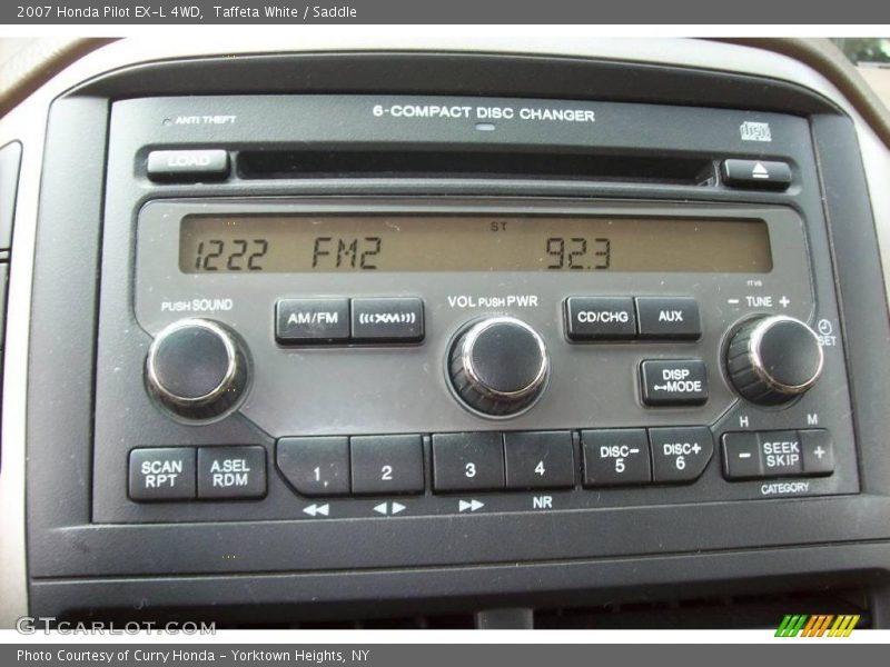 Taffeta White / Saddle 2007 Honda Pilot EX-L 4WD