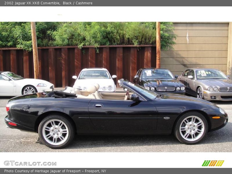 Black / Cashmere 2002 Jaguar XK XK8 Convertible