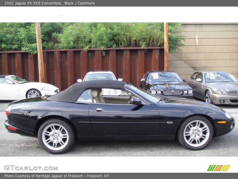Black / Cashmere 2002 Jaguar XK XK8 Convertible