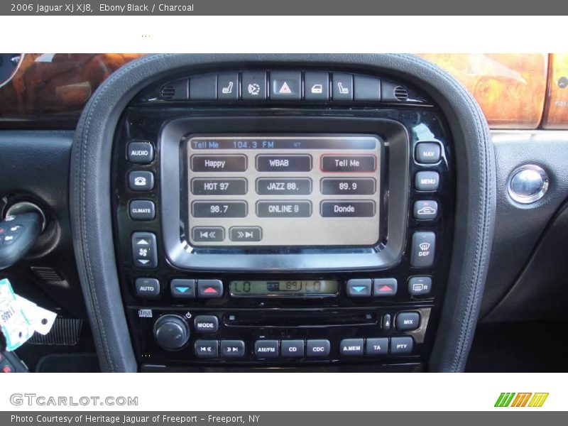Ebony Black / Charcoal 2006 Jaguar XJ XJ8