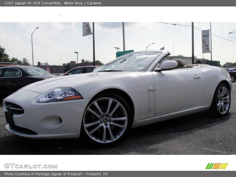 White Onyx / Caramel 2007 Jaguar XK XK8 Convertible