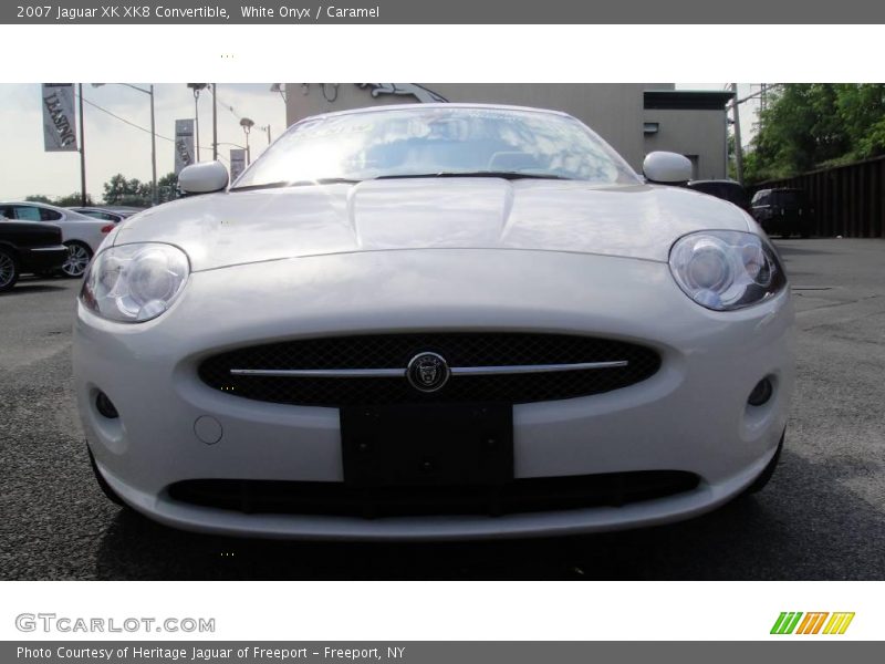 White Onyx / Caramel 2007 Jaguar XK XK8 Convertible
