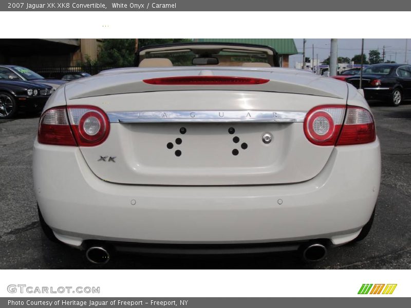 White Onyx / Caramel 2007 Jaguar XK XK8 Convertible
