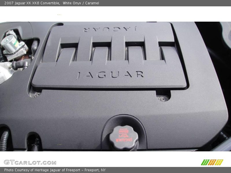 White Onyx / Caramel 2007 Jaguar XK XK8 Convertible