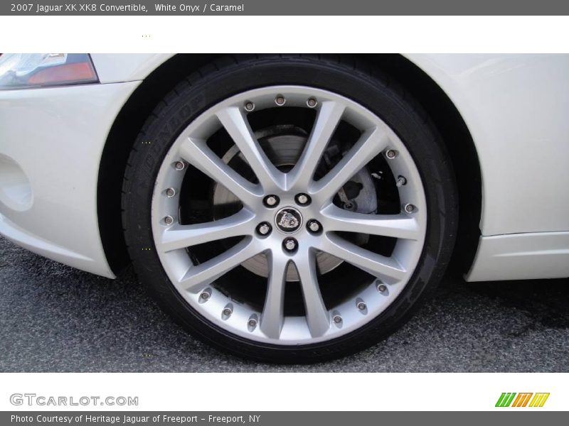 White Onyx / Caramel 2007 Jaguar XK XK8 Convertible
