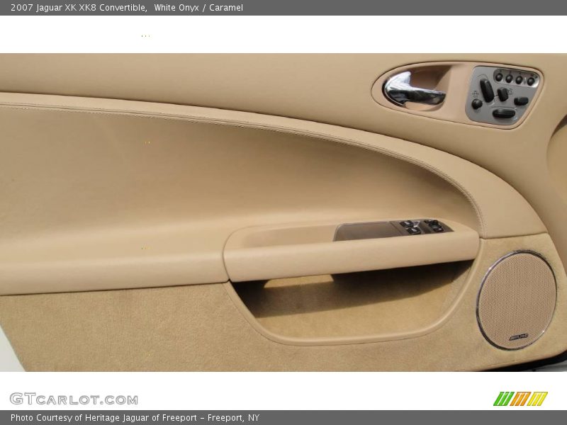 White Onyx / Caramel 2007 Jaguar XK XK8 Convertible