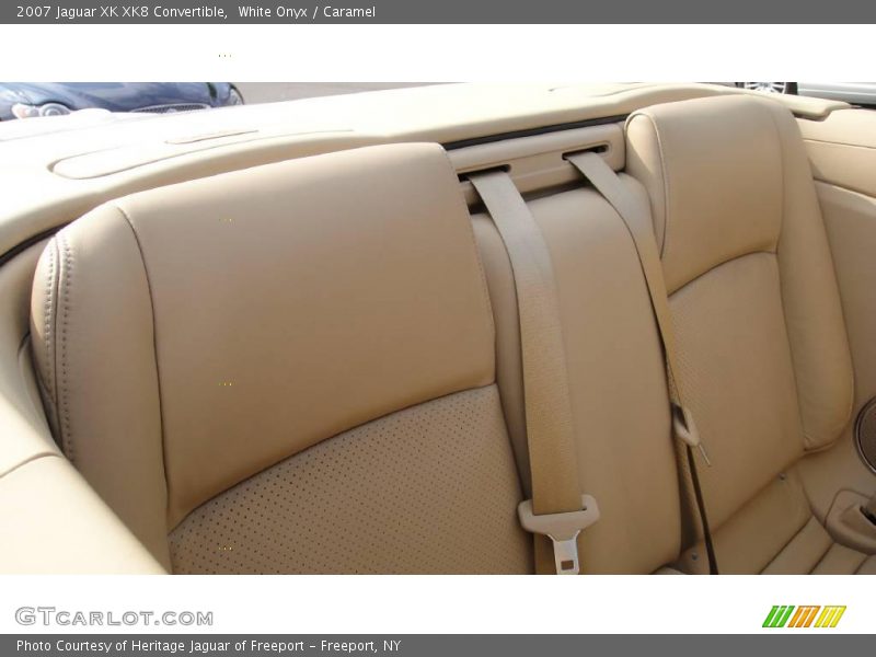 White Onyx / Caramel 2007 Jaguar XK XK8 Convertible