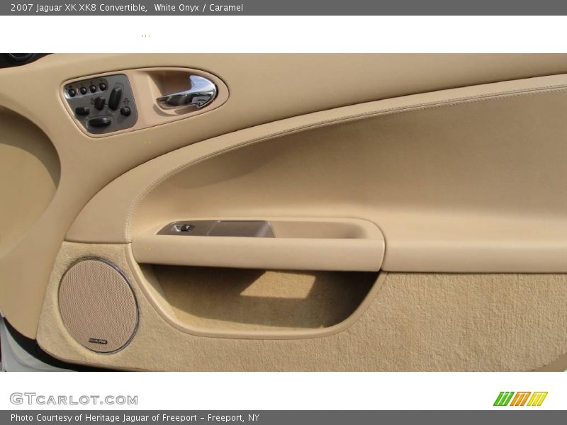 White Onyx / Caramel 2007 Jaguar XK XK8 Convertible