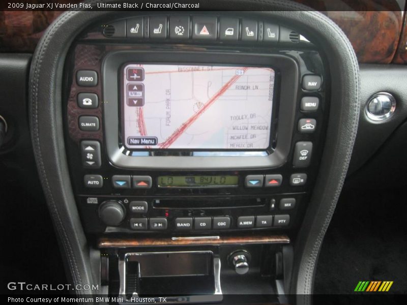 Ultimate Black / Charcoal/Charcoal 2009 Jaguar XJ Vanden Plas
