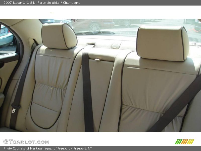 Porcelain White / Champagne 2007 Jaguar XJ XJ8 L