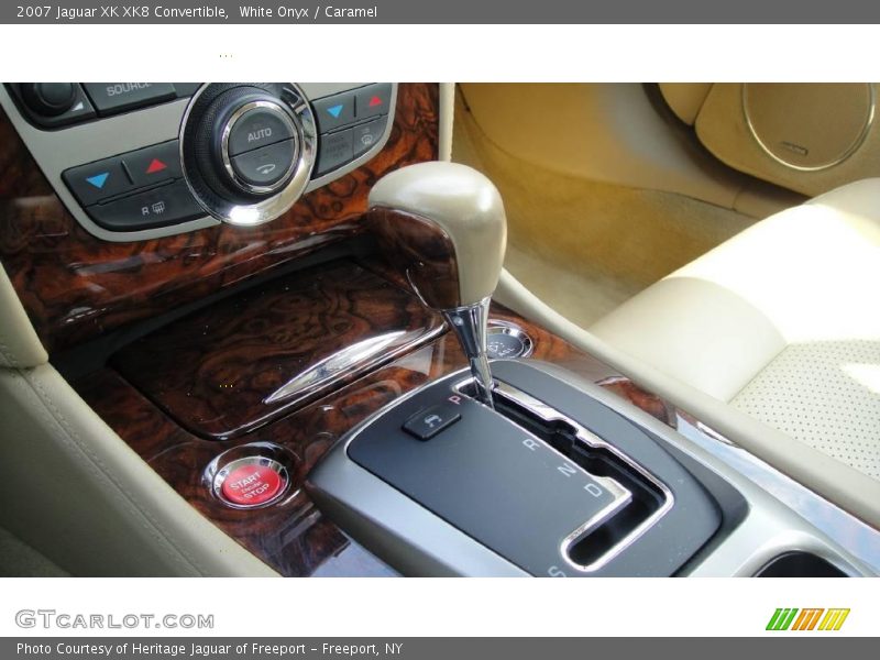 White Onyx / Caramel 2007 Jaguar XK XK8 Convertible