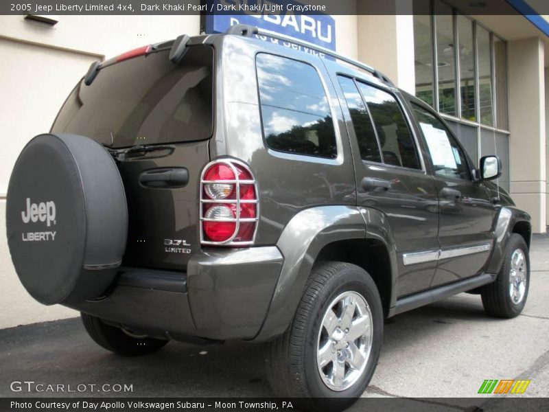 Dark Khaki Pearl / Dark Khaki/Light Graystone 2005 Jeep Liberty Limited 4x4