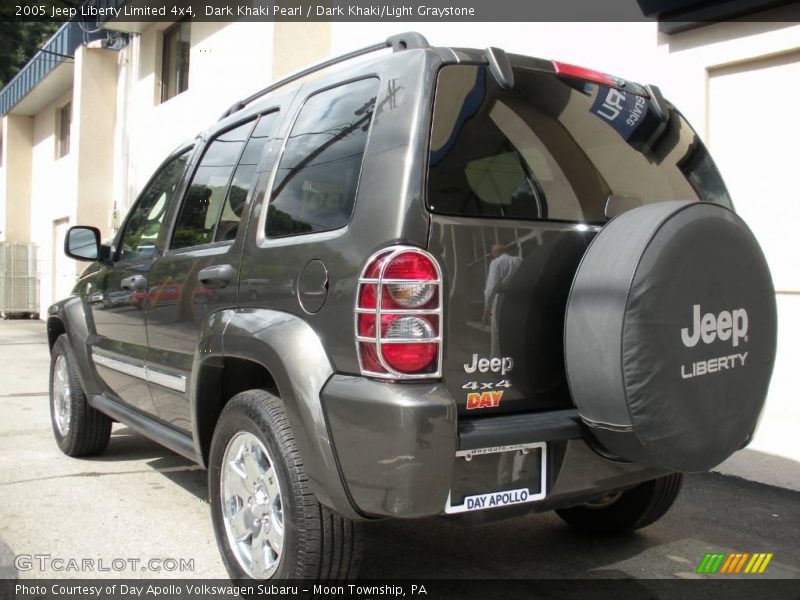 Dark Khaki Pearl / Dark Khaki/Light Graystone 2005 Jeep Liberty Limited 4x4