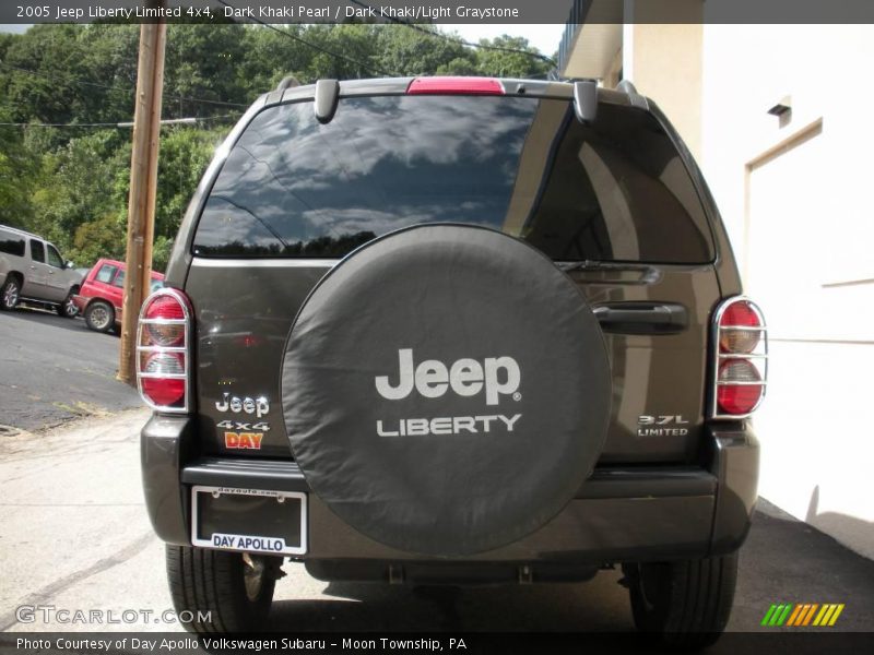 Dark Khaki Pearl / Dark Khaki/Light Graystone 2005 Jeep Liberty Limited 4x4