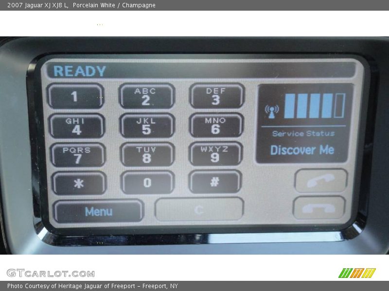 Porcelain White / Champagne 2007 Jaguar XJ XJ8 L