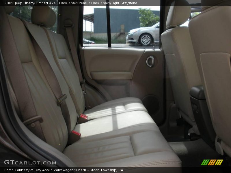 Dark Khaki Pearl / Dark Khaki/Light Graystone 2005 Jeep Liberty Limited 4x4