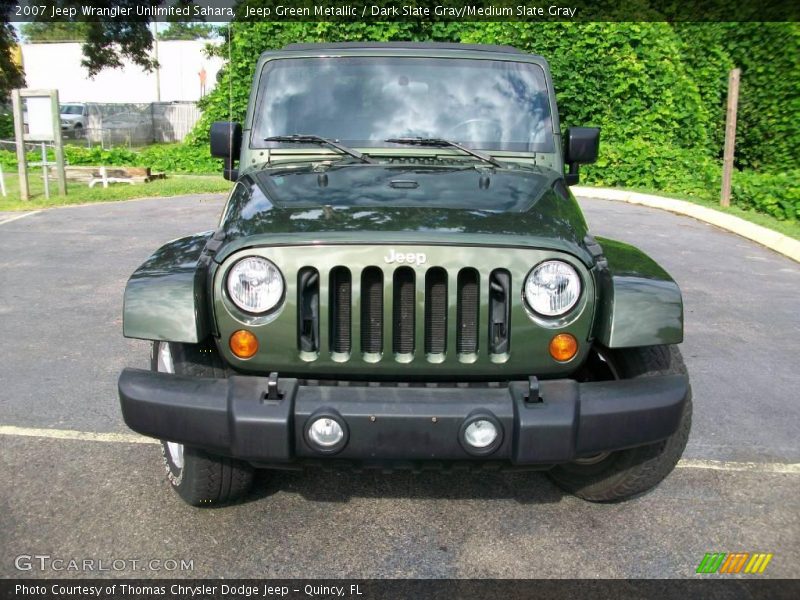 Jeep Green Metallic / Dark Slate Gray/Medium Slate Gray 2007 Jeep Wrangler Unlimited Sahara