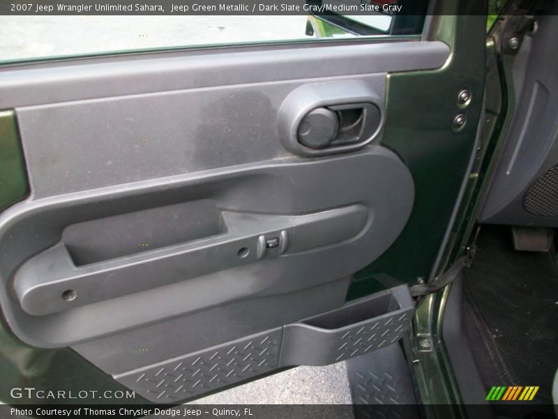 Jeep Green Metallic / Dark Slate Gray/Medium Slate Gray 2007 Jeep Wrangler Unlimited Sahara