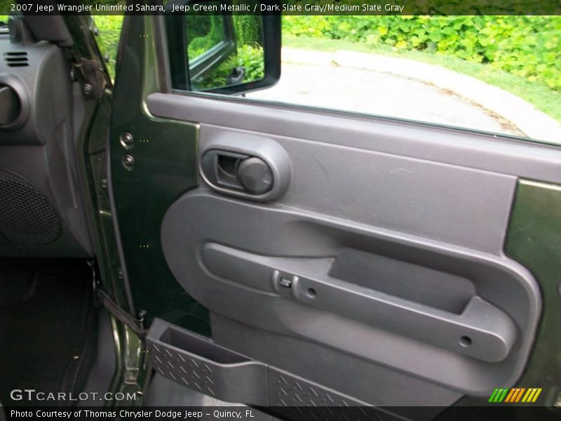 Jeep Green Metallic / Dark Slate Gray/Medium Slate Gray 2007 Jeep Wrangler Unlimited Sahara