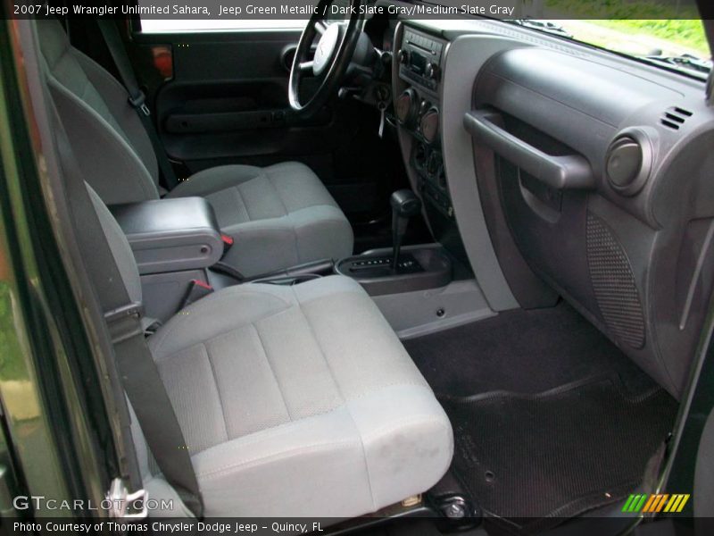 Jeep Green Metallic / Dark Slate Gray/Medium Slate Gray 2007 Jeep Wrangler Unlimited Sahara