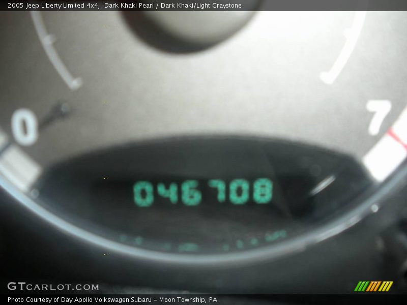 Dark Khaki Pearl / Dark Khaki/Light Graystone 2005 Jeep Liberty Limited 4x4