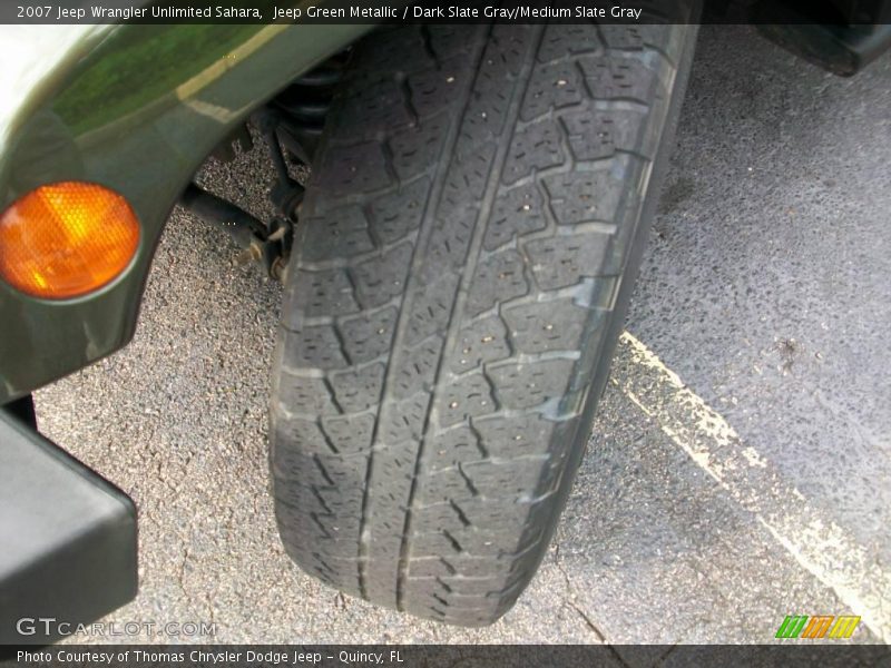 Jeep Green Metallic / Dark Slate Gray/Medium Slate Gray 2007 Jeep Wrangler Unlimited Sahara