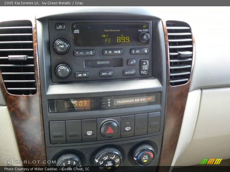 Ivy Green Metallic / Gray 2005 Kia Sorento LX
