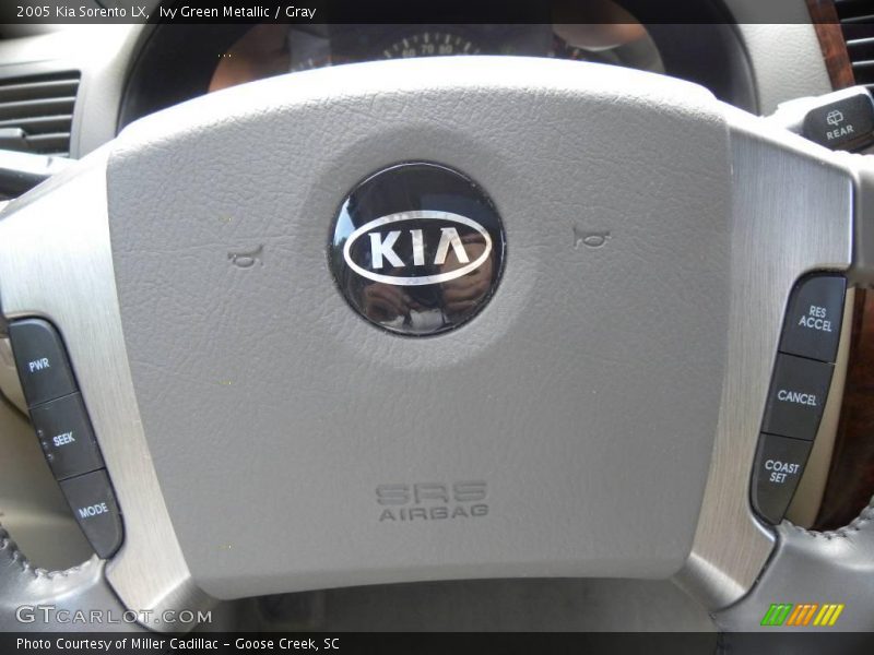 Ivy Green Metallic / Gray 2005 Kia Sorento LX