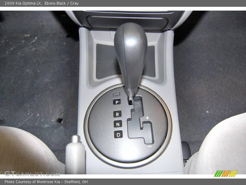 Ebony Black / Gray 2009 Kia Optima LX