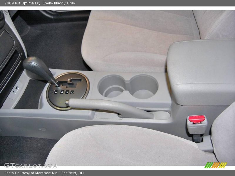 Ebony Black / Gray 2009 Kia Optima LX