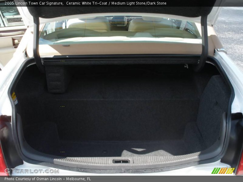 Ceramic White Tri-Coat / Medium Light Stone/Dark Stone 2005 Lincoln Town Car Signature