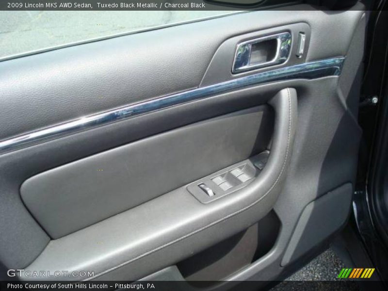 Tuxedo Black Metallic / Charcoal Black 2009 Lincoln MKS AWD Sedan