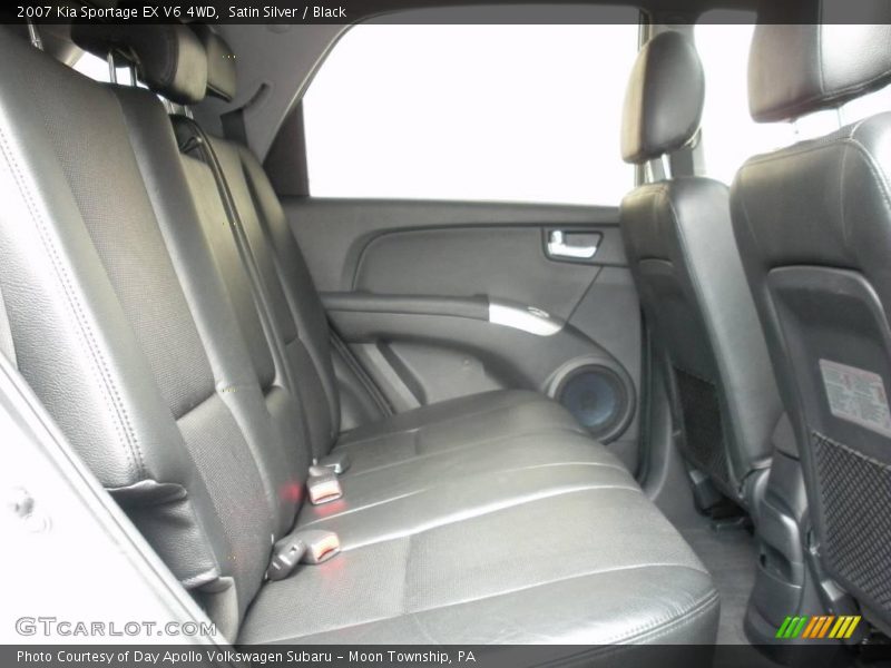 Satin Silver / Black 2007 Kia Sportage EX V6 4WD