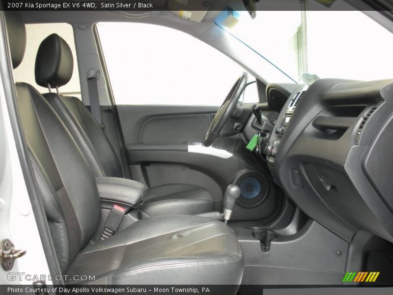 Satin Silver / Black 2007 Kia Sportage EX V6 4WD