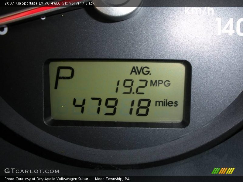 Satin Silver / Black 2007 Kia Sportage EX V6 4WD