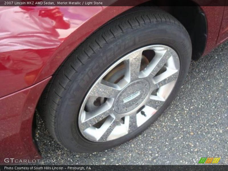 Merlot Metallic / Light Stone 2007 Lincoln MKZ AWD Sedan