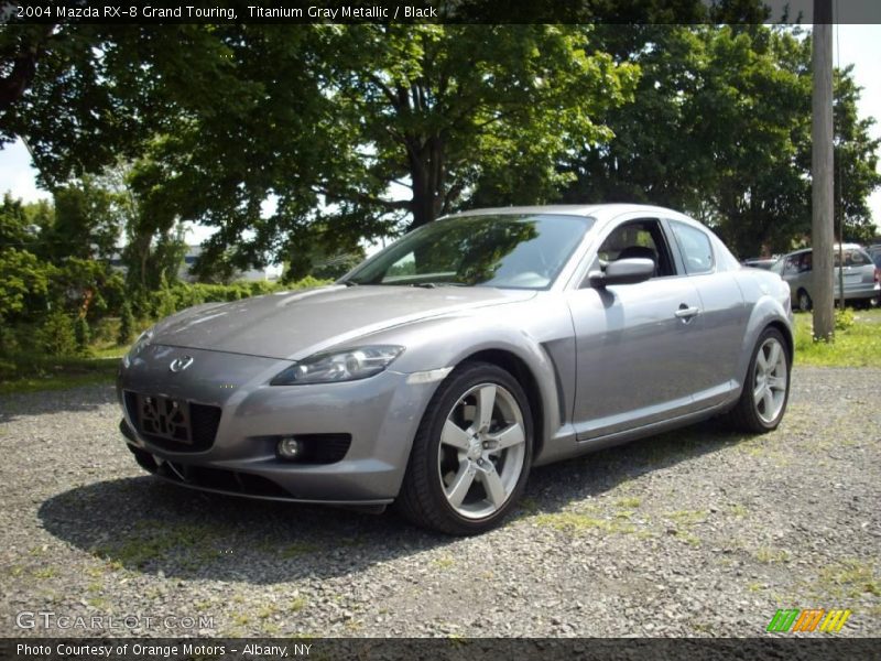 Titanium Gray Metallic / Black 2004 Mazda RX-8 Grand Touring