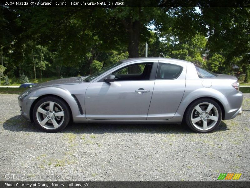 Titanium Gray Metallic / Black 2004 Mazda RX-8 Grand Touring