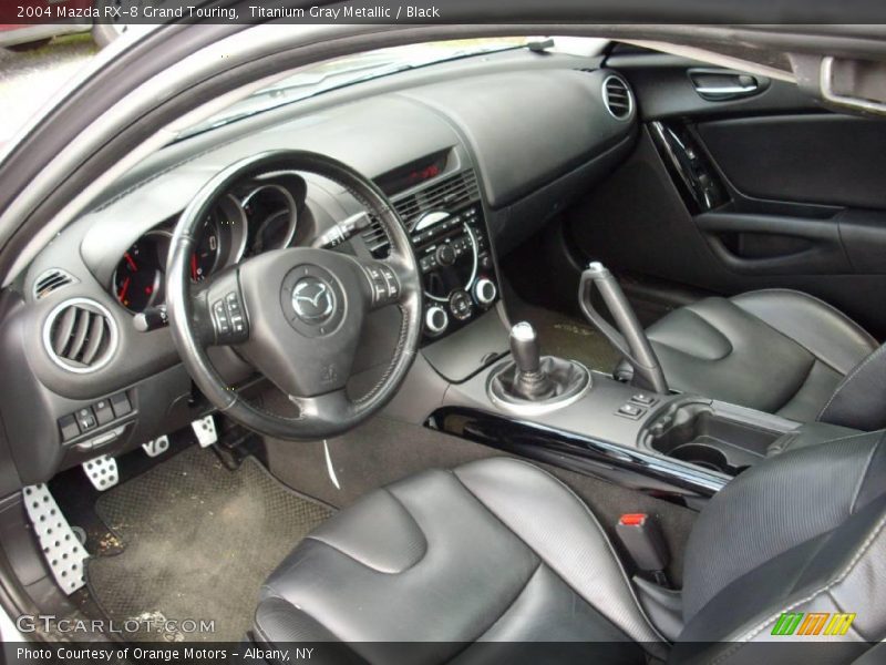 Titanium Gray Metallic / Black 2004 Mazda RX-8 Grand Touring