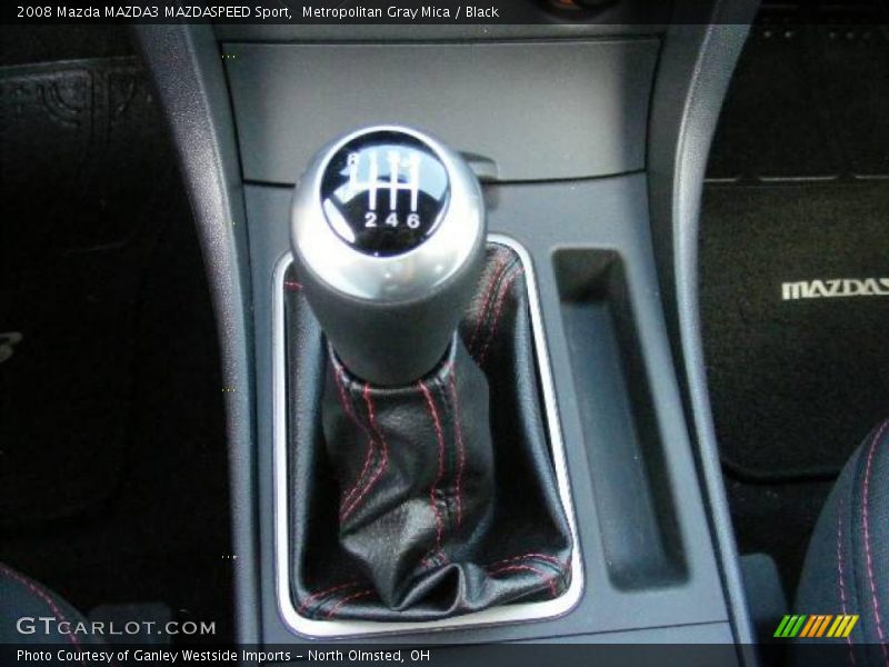Metropolitan Gray Mica / Black 2008 Mazda MAZDA3 MAZDASPEED Sport