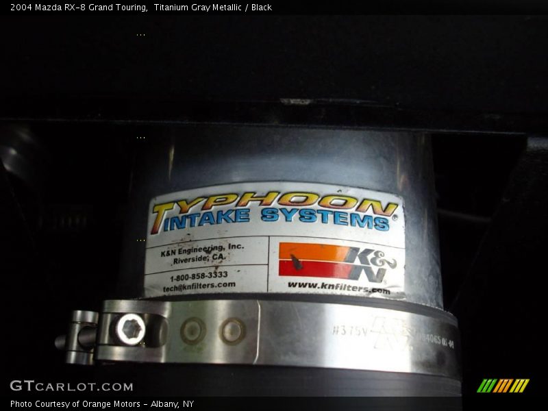 Titanium Gray Metallic / Black 2004 Mazda RX-8 Grand Touring