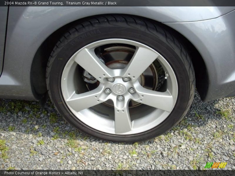 Titanium Gray Metallic / Black 2004 Mazda RX-8 Grand Touring