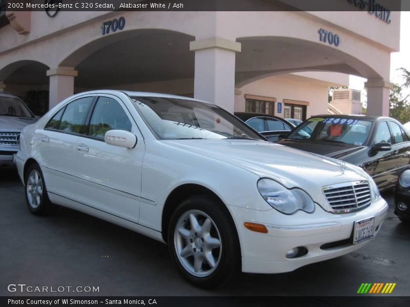 Alabaster White / Ash 2002 Mercedes-Benz C 320 Sedan